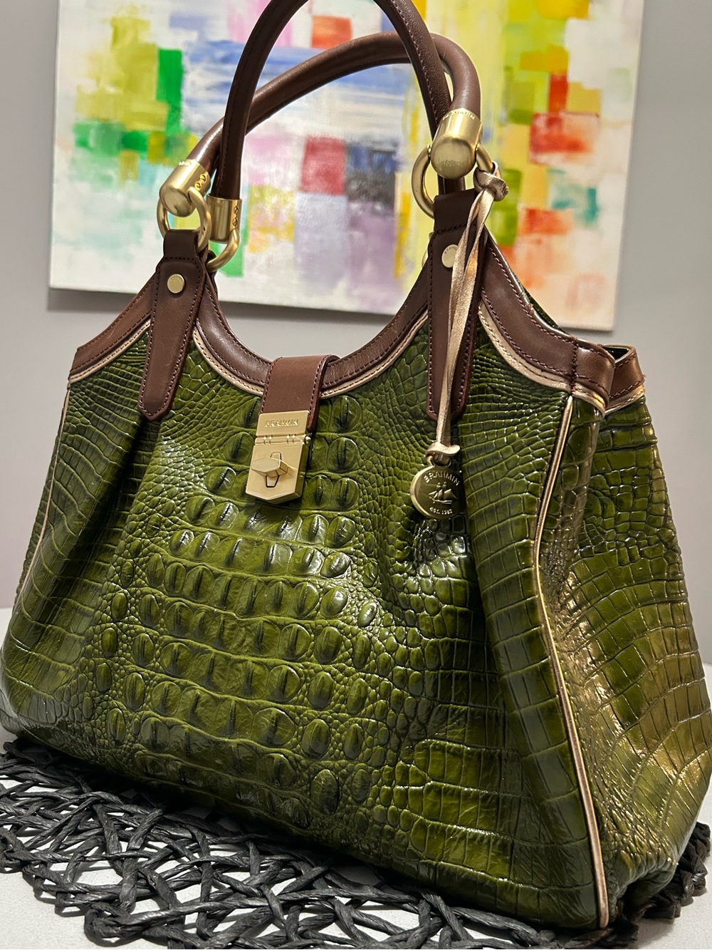 Brahmin Melbourne Collection ELISA CHIVE Satchel